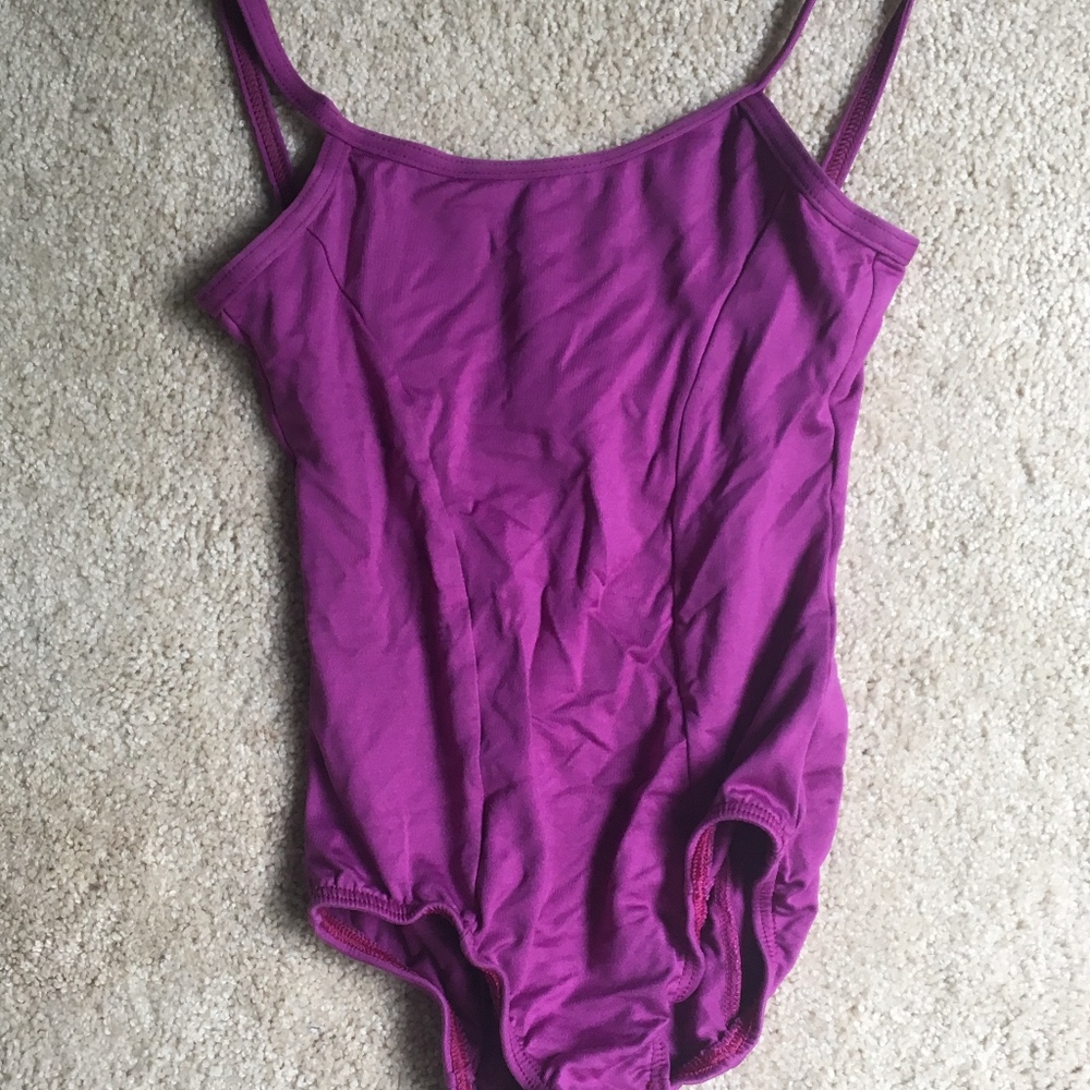 Magenta Camisole Kids Leotard